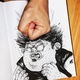 Illustration for article titled Fun illustrations of a cartoon fighting his creator